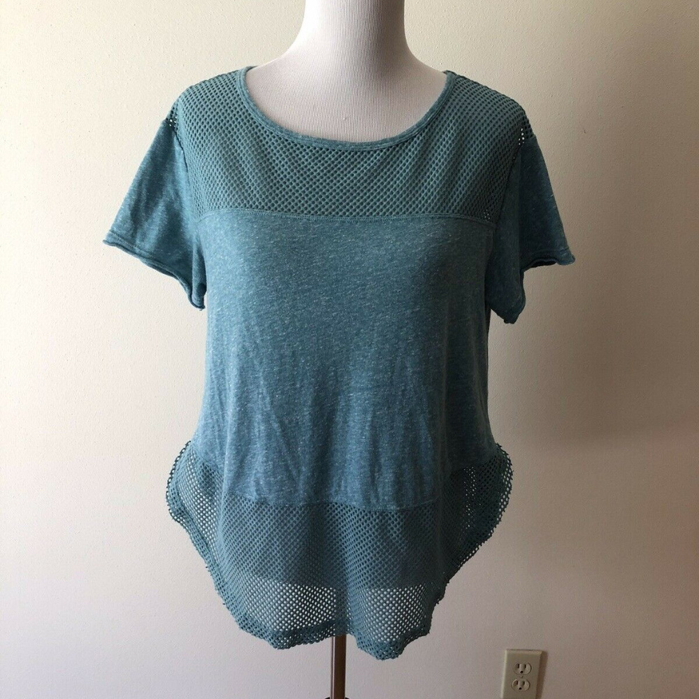Free People Movement aqua top - womens small